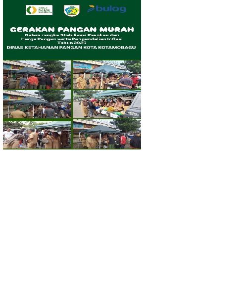 Pemerintah Kota Kotamobagu Mengelar Gerakan Pangan Murah